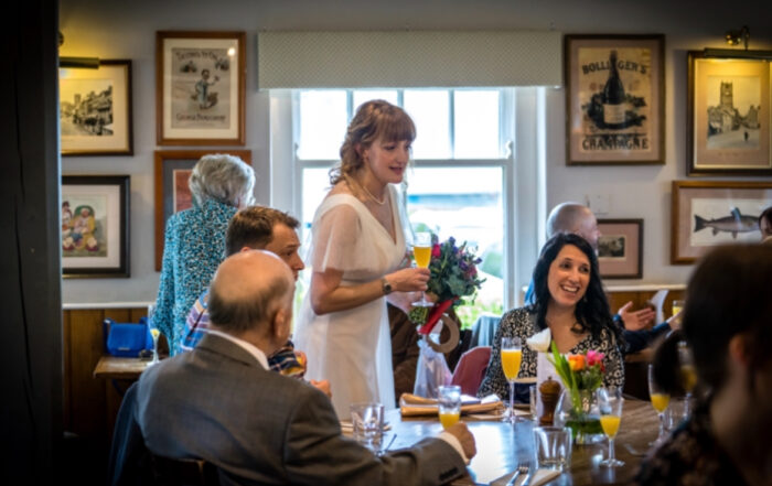 A photo from my wedding reception. The Freedom to Make Time for Friends