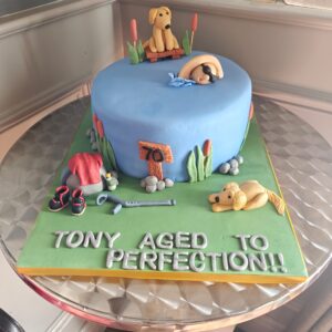 Tony's birthday cake