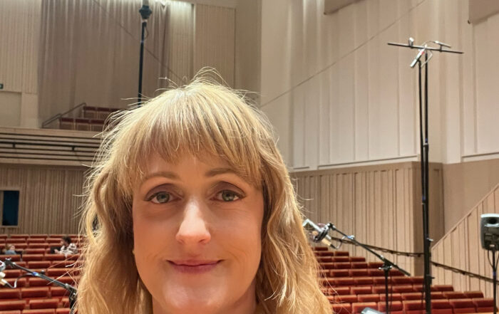 Recording session at Stoller Hall